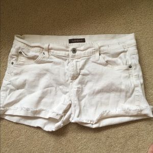 James Jeans Cream Shorts